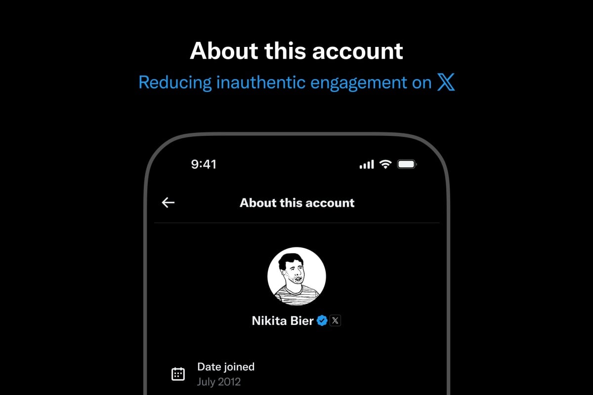 「X」推出「關於此帳號」透明度功能，...
